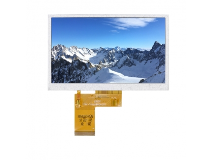 5寸TFT LCD液晶屏 480*272 RGB接口40pin TFT彩屏模組